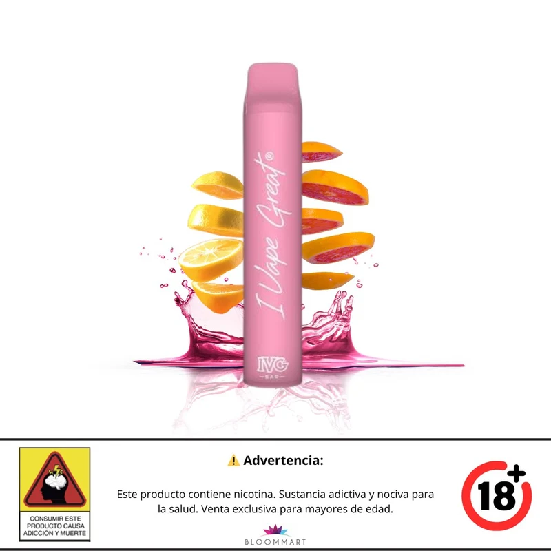 IVG 1000 Puff Pink Lemonade - Vaporizador Desechable