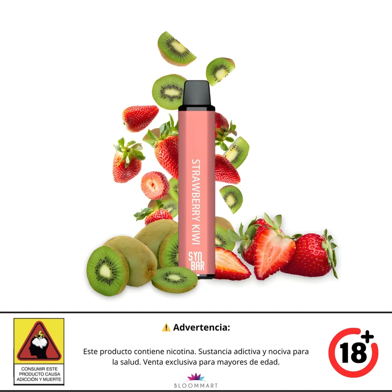 SYN BAR 1500 Puff Kiwi Strawberry - Vaporizador Desechable