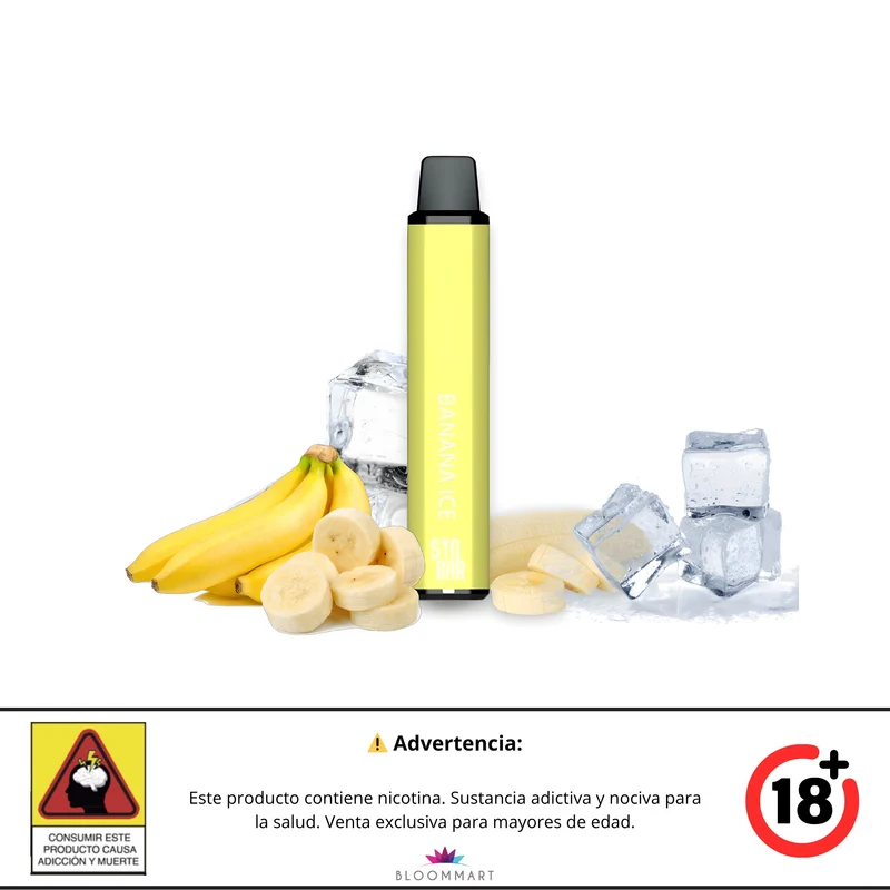 SYN BAR 1500 Puff Banana Ice - Vaporizador Desechable