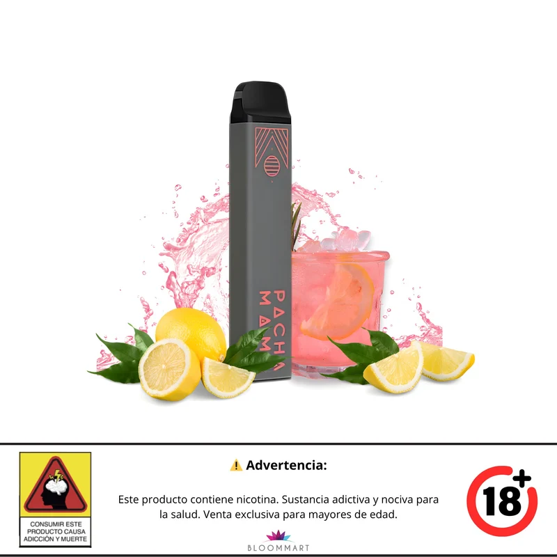 Pachamama 1200 Puff Pink Lemonade - Vaporizador Desechable