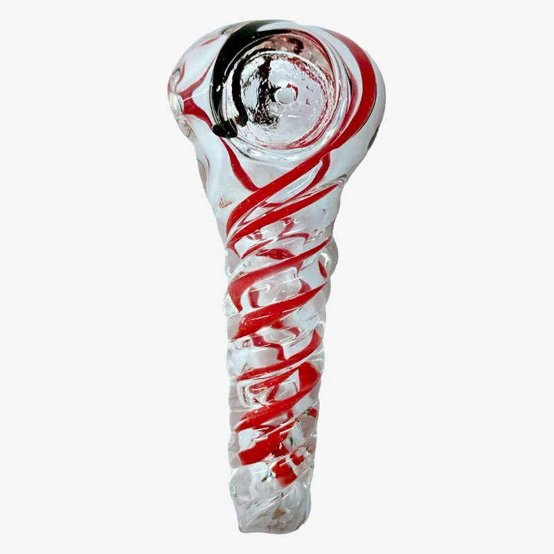 Pipa de Vidrio Estilo Cuchara | Diseno Clasico y Ergonomico para Hierbas Secas