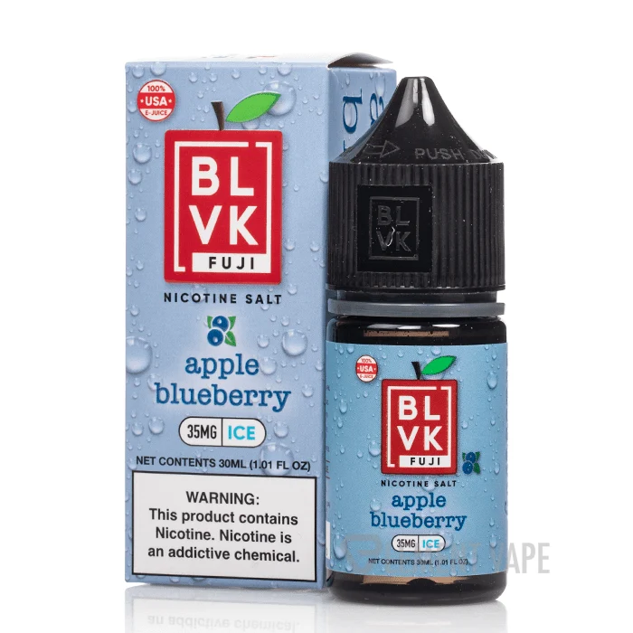 Líquido BLVK Salt Nic Fuji Apple Blueberry 30ml