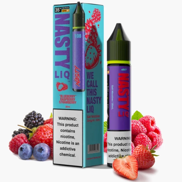Liquido Nasty Salt Nic New Blueberry Raspberry Strawberry 30ml
