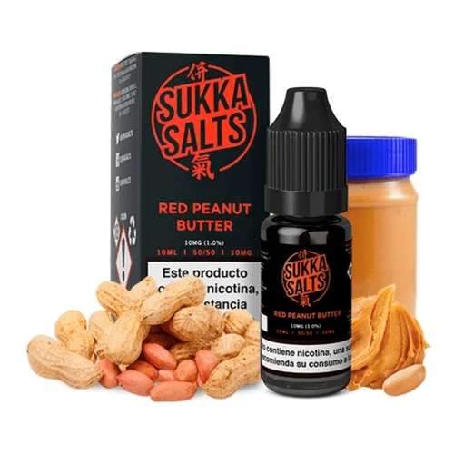 Red Peanut Butter 10ml (Sales de nicotina) (Sukka Black Salts)