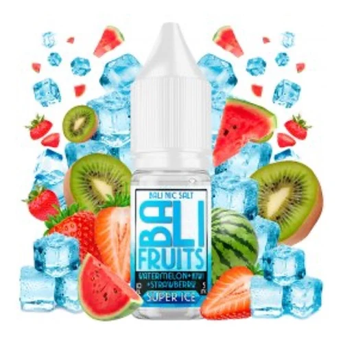 Watermelon + Kiwi + Strawberry Super Ice 10ml Salts (Bali Fruits by Kings Crest)