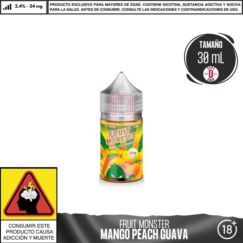Fruit Monster Mango Peach Guava Salts