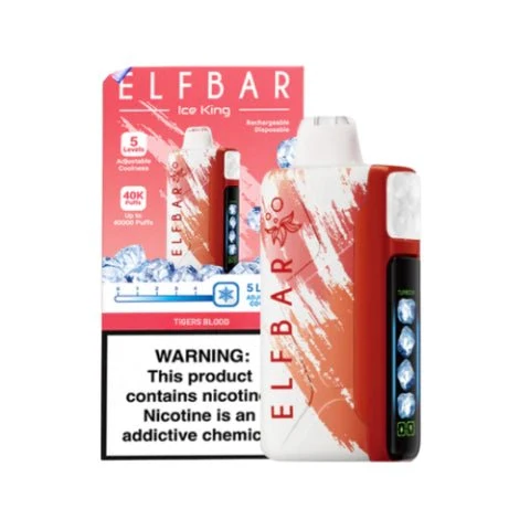 Pod descartable ElfBar Ice King 40000 Puffs Tigers Blood