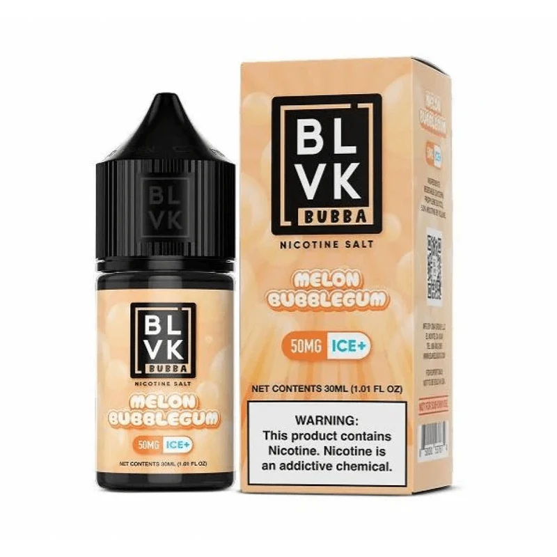Líquido BLVK Salt Nic Melon Bubblegum 30ml