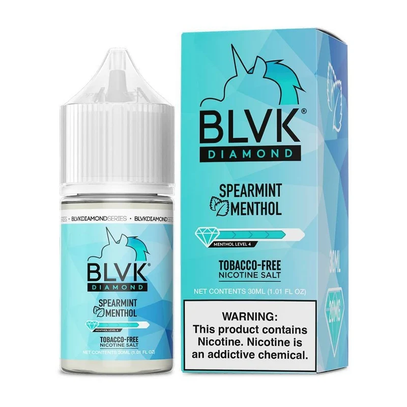 Líquido BLVK Salt Nic Diamond Spearmint Menthol 30ml