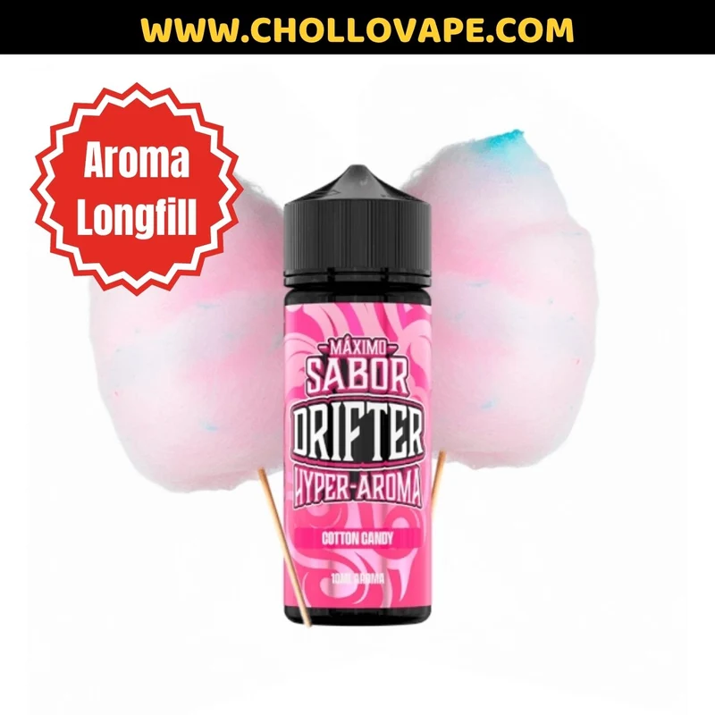 Hyper Aroma Concentrado Drifter Bar - Cotton Candy Ice Longfill 10ml