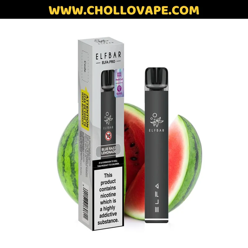 Vaper Elfbar Elfa Pro Kit 500mAh + Cartucho (Sandía) Con Nicotina 2%
