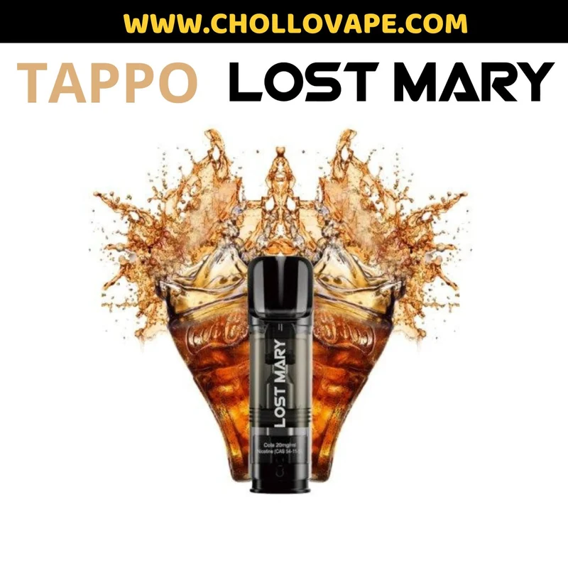 Cartucho de Repuesto Lost Mary Tappo Air & Elfa Pro - Recambio 2ml Con Nicotina 2% unidad