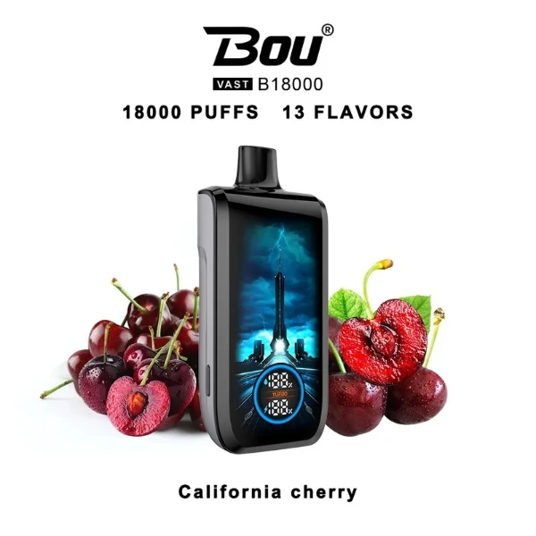 Bou VAST B1800 California Cherry 0% Nic.
