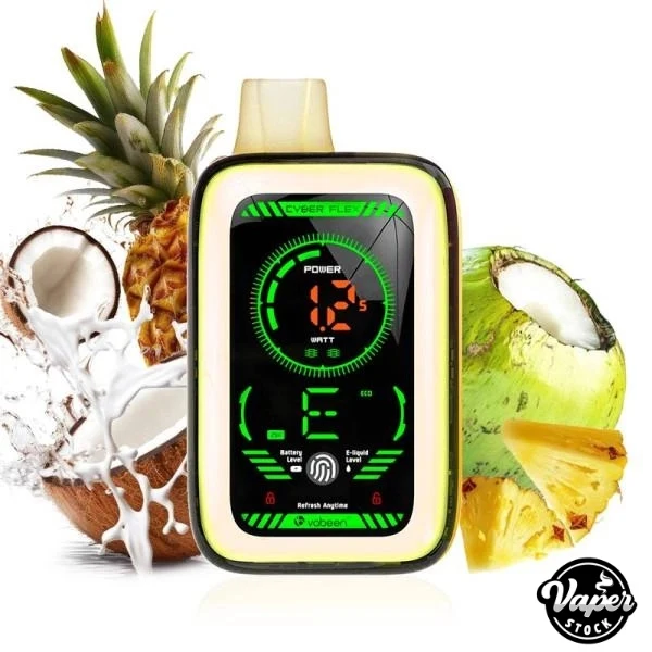 Muss Cyber Flex 25000 Puffs Pineapple Coconut 0% Nic.