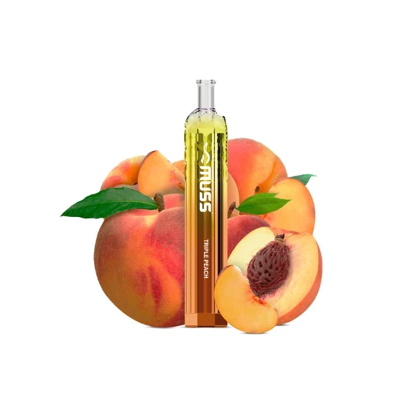Muss Crystal 800 Puffs Triple Peach