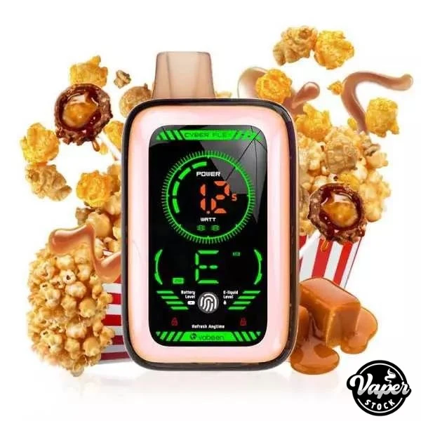 Muss Cyber Flex 25000 Puffs Caramel Popcorn 0% Nic.