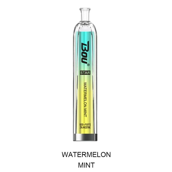 Vaper Desechable Bou Star 600 Puffs Watermelon Mint