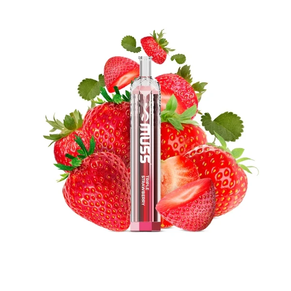 Muss Crystal 800 Puffs Triple Strawberry