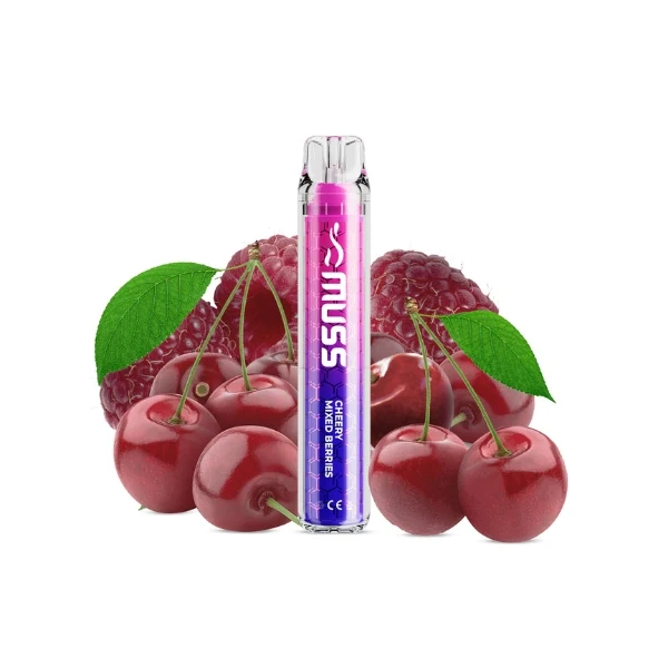 Muss Crystal 800 Puffs Cherry Mixed Berries