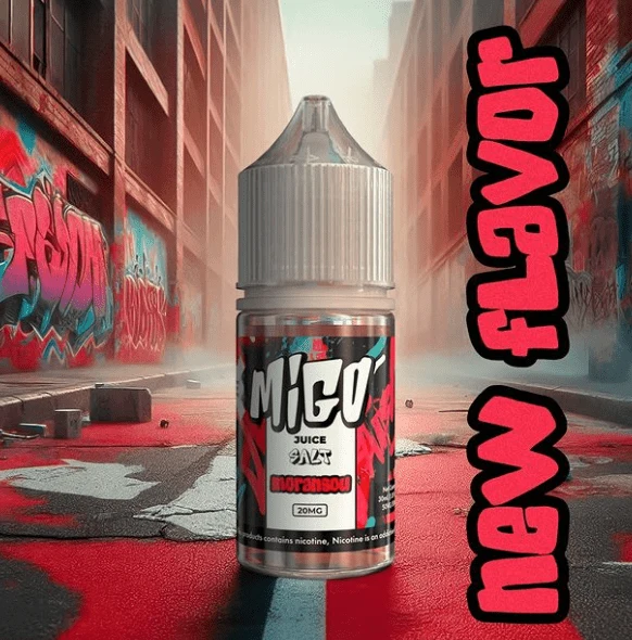 Liquido Migo Salt Nic Morangou Ice 30ml