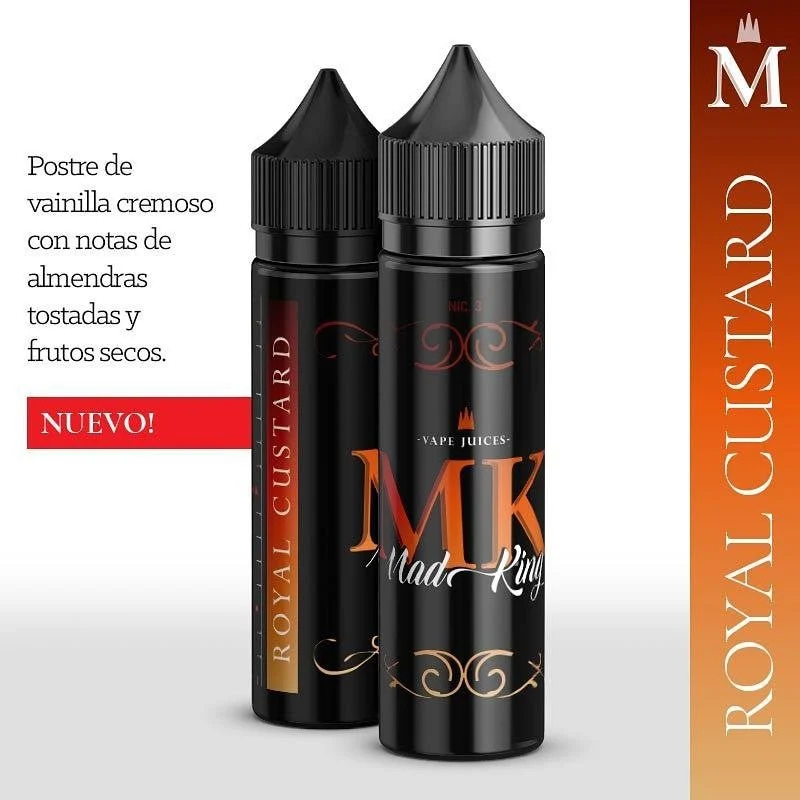 Líquido Mad King Royal Custard 60ml