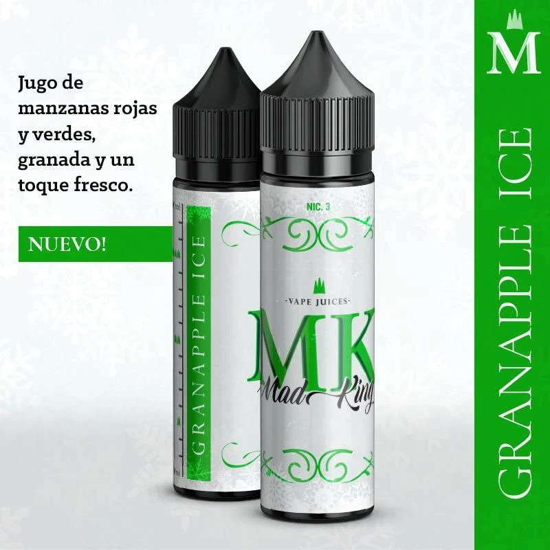 Líquido Mad King Granapple Ice 60ml