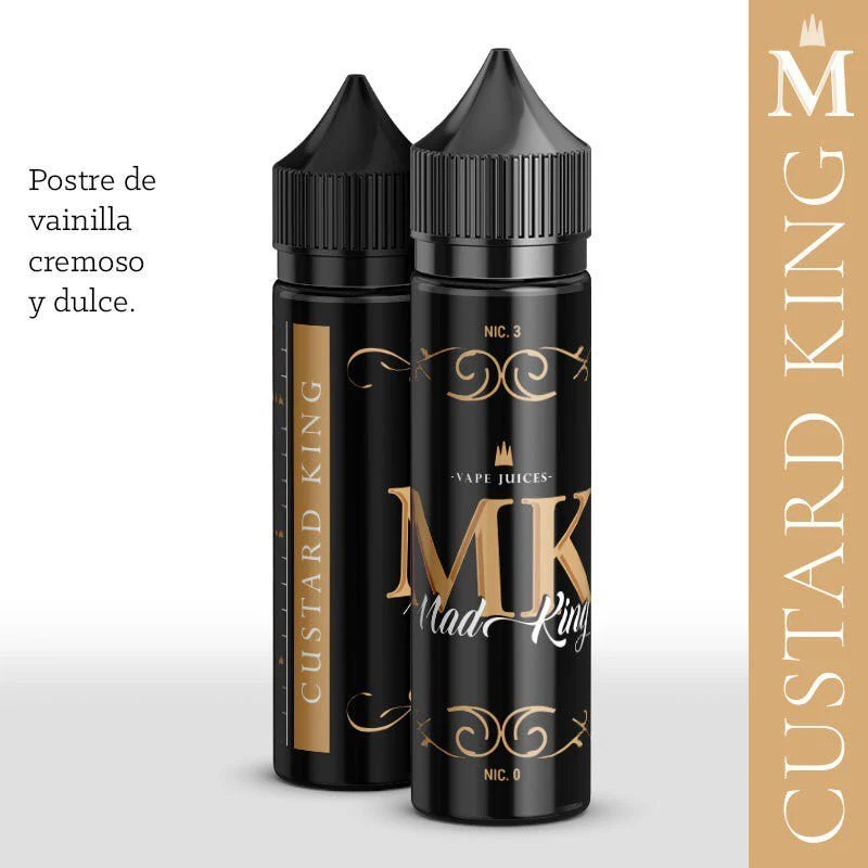 Líquido Mad King Custard King 60ml