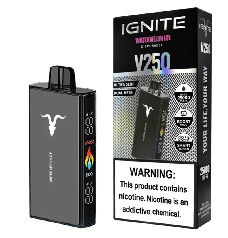Pod descartable Ignite V250 Watermelon ice 25000 puffs