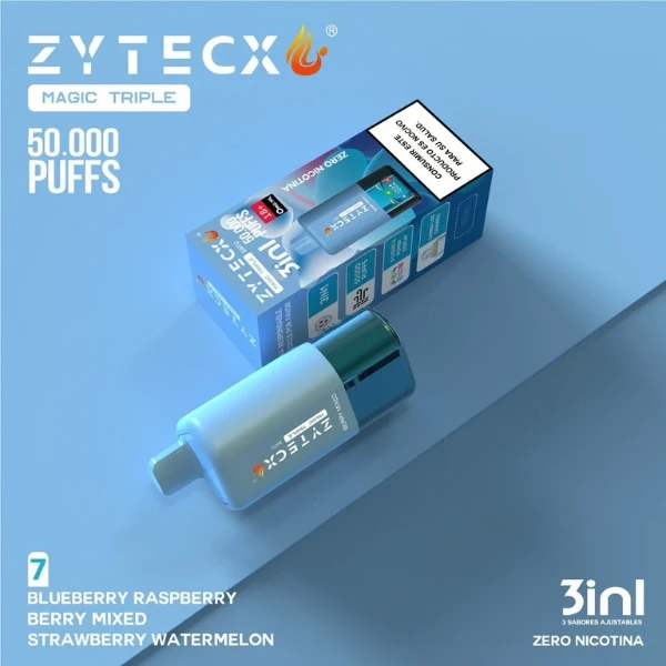 Vaper Triple Sabor Zytecx 65.000 Nº7 0%Nic.