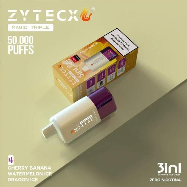 Vaper Triple Sabor Zytecx 65.000 Nº4 0% Nic.