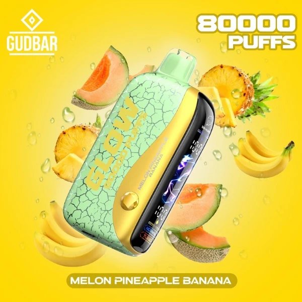 GudBar Glow 80000 Puffs – Melón Piña Banana