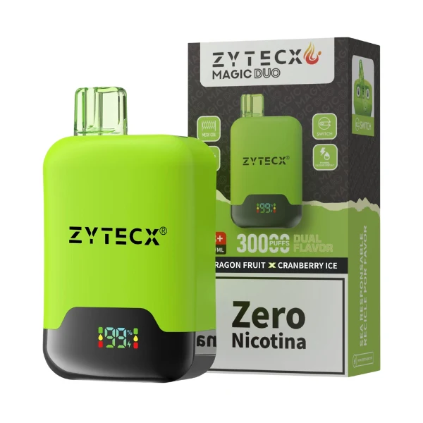 Vaper Doble sabor Zytecx 30.000 Puff Dragon Fruit y Cramberry Ice