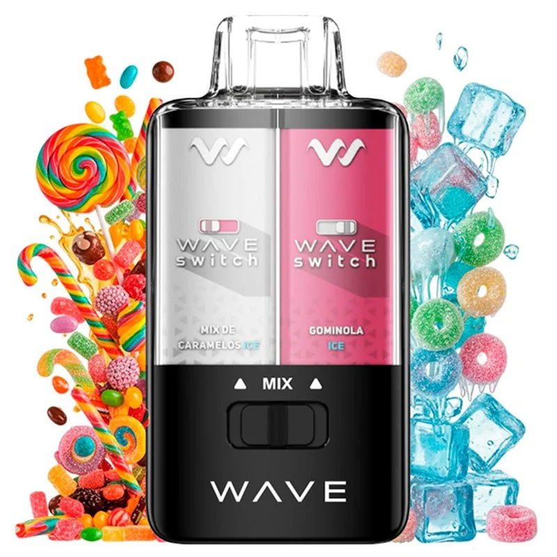 Bud Vape Wave Switch Doble Sabor 40000 Mix de Caramelos Y Gominola Ice