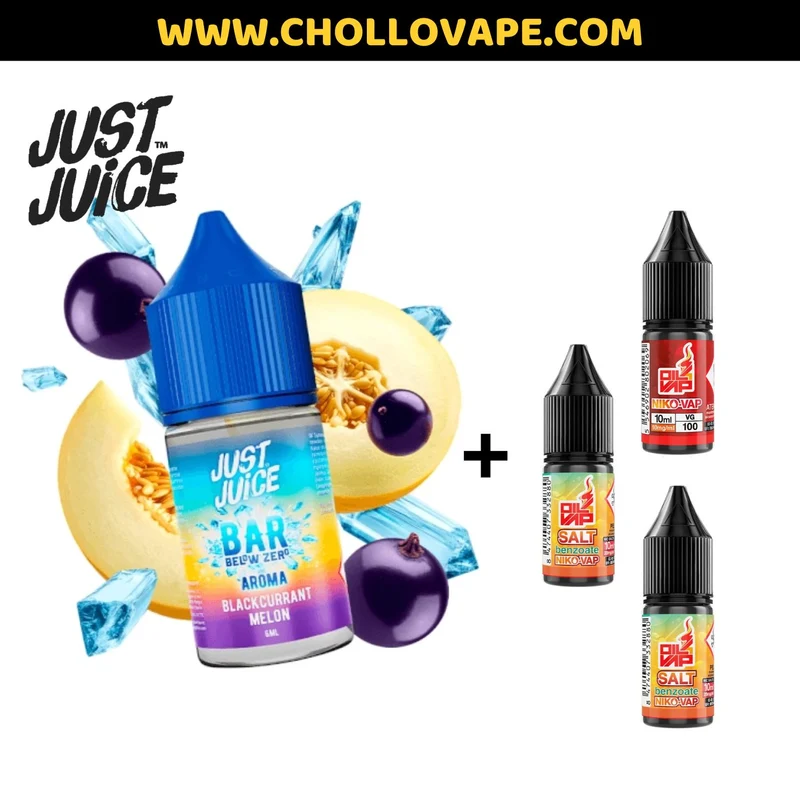 Pack De Sales Just Juice Below Zero - Blackcurrant Melon 36ml