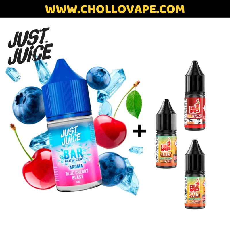 Pack De Sales Just Juice Below Zero - Blue Cherry Blast 36ml