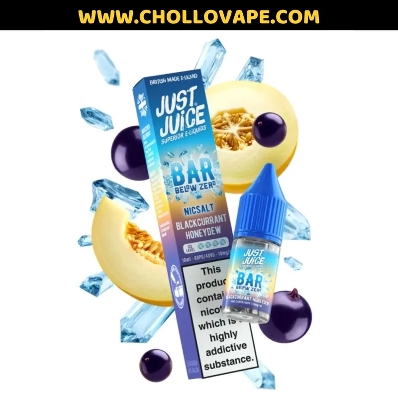 Just Juice Below Zero - Blackcurrant Honeydew Sales de Nicotina 10ml