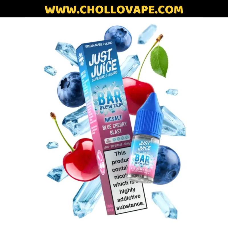 Just Juice Below Zero - Blue Cherry Blast Sales de Nicotina 10ml