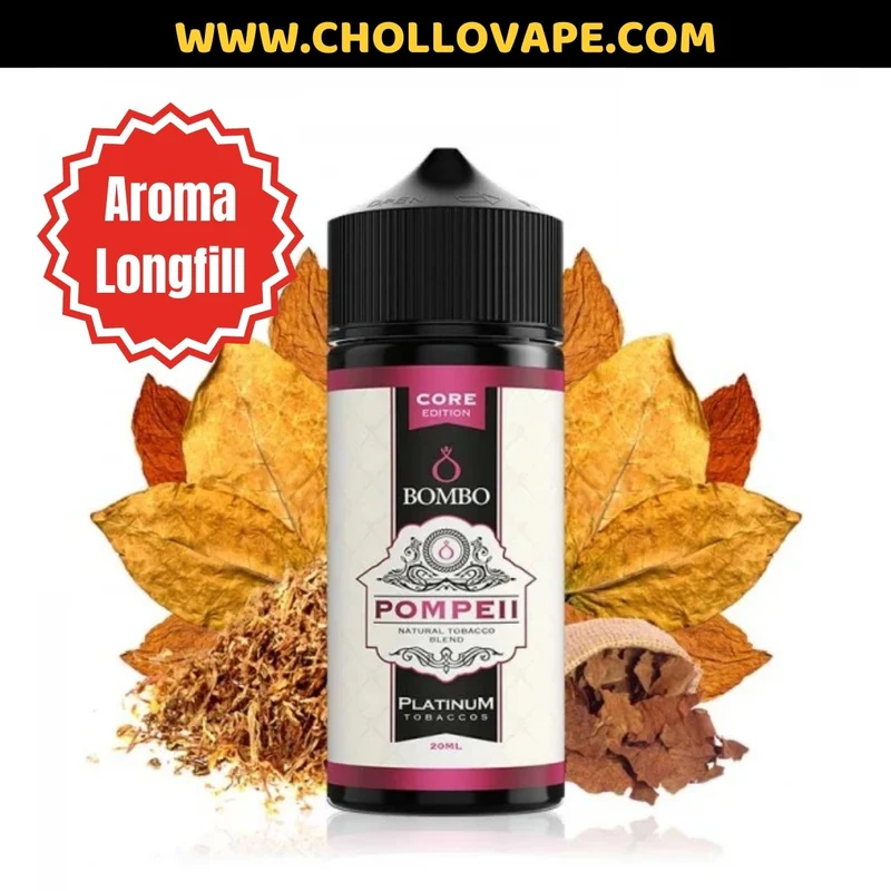 Aroma Concentrado Bombo Platinum Tobaccos - Pompeii Longfill 20 ml
