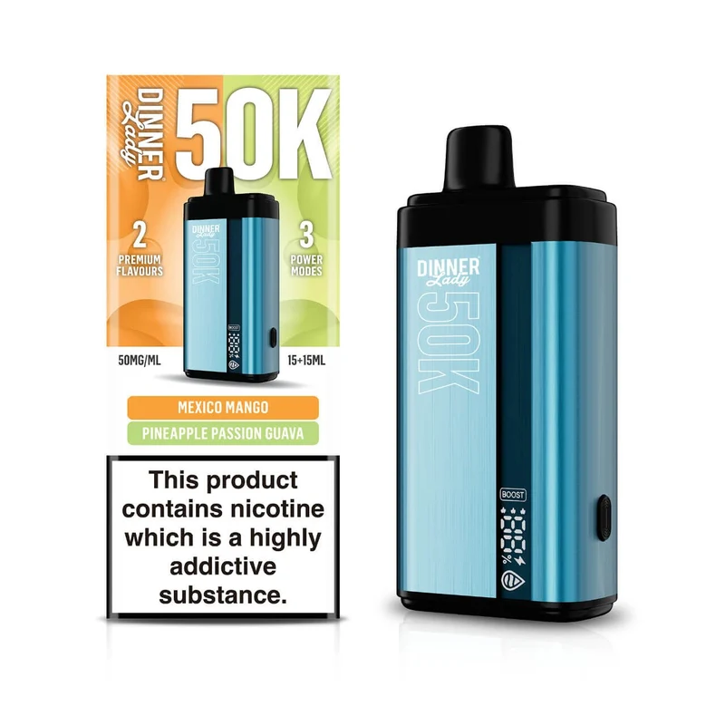 Pod descartable Dinner Lady Mexico Mango / Pineapple Passion Guava 50K Dual Flavor