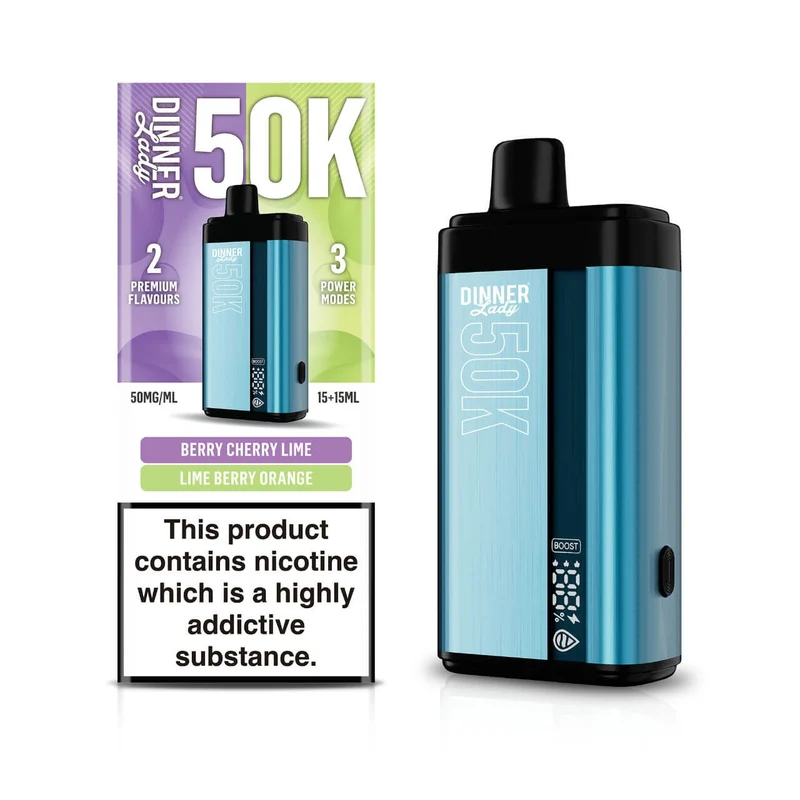 Pod descartable Dinner Lady Berry Cherry Lime / Lime Berry Orange 50K Dual Flavor