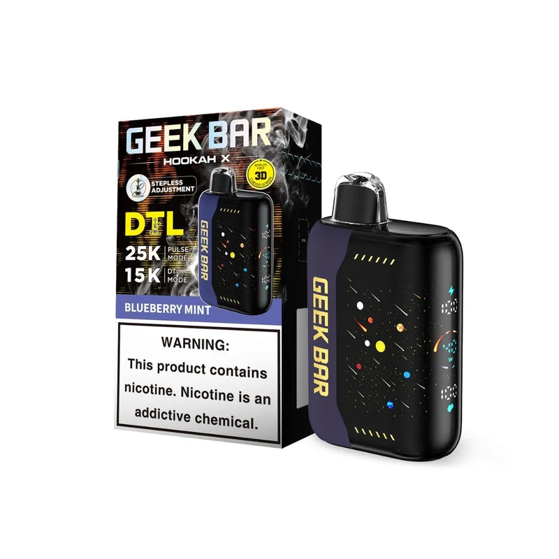 Pod descartable GeekBar 25000 Hookah X Blueberry Mint