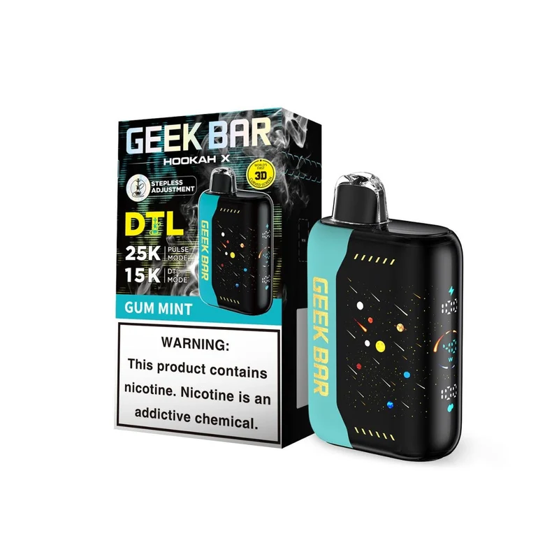 Pod descartable GeekBar 25000 Hookah X Gum Mint