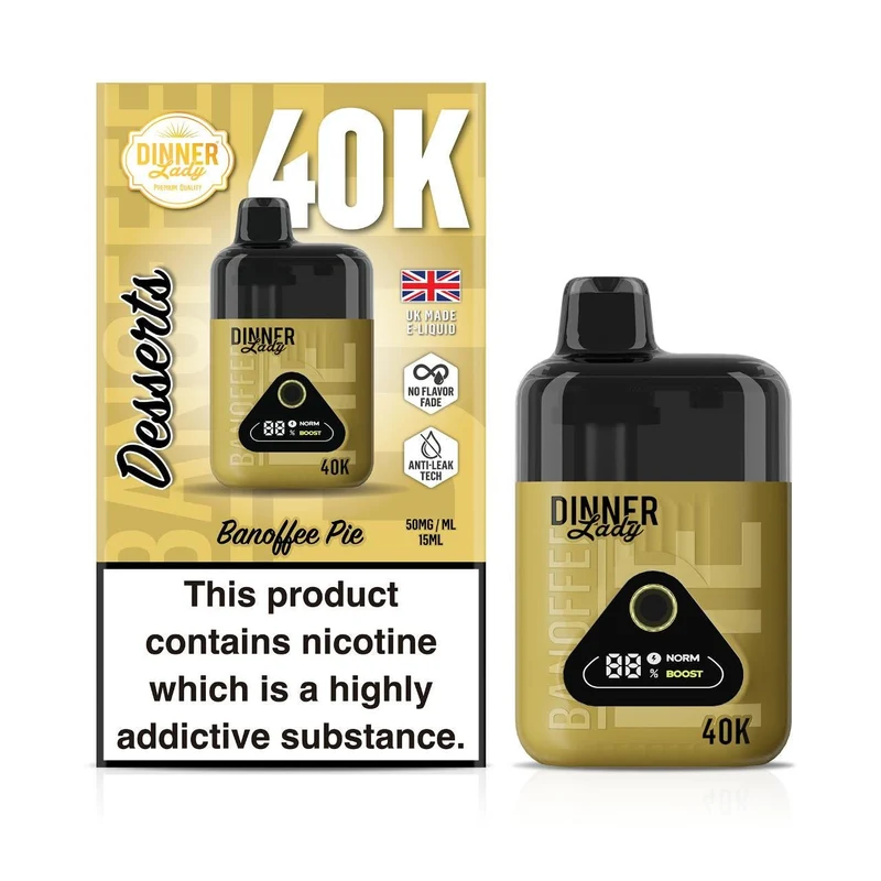 Pod descartable Dinner Lady Desserts Banoffe Pie 40K