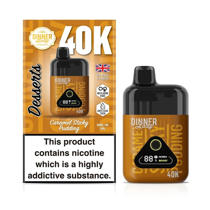 Pod descartable Dinner Lady Desserts Caramel Sticky Pudding 40K