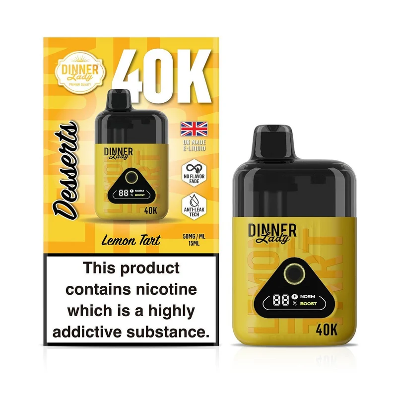 Pod descartable Dinner Lady Desserts Lemon Tart 40K