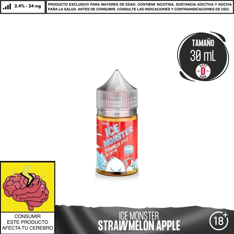 Ice Monster Strawmelon Apple Salts
