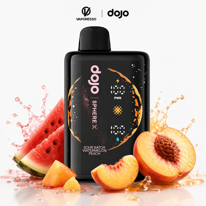 Pod Descartable Vaporesso Dojo Sphere X 40K Sour Batch Watermelon Peach