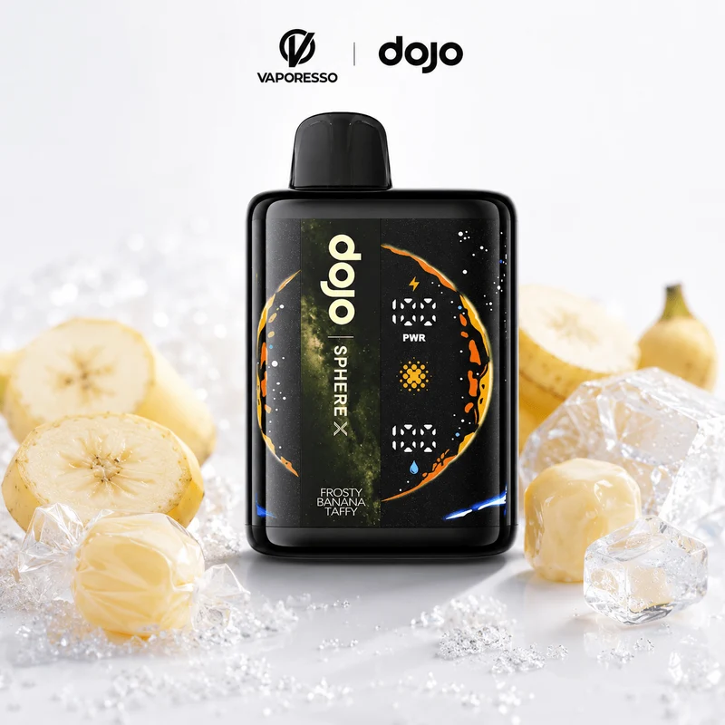 Pod Descartable Vaporesso Dojo Sphere X 40K Frost Banana Taffy