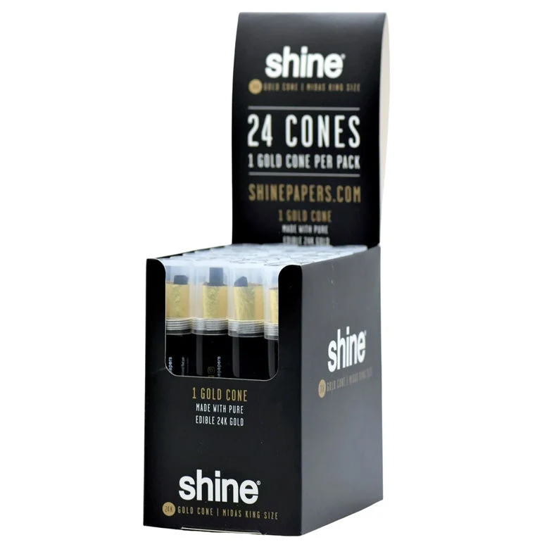 Conos Brillo Oro 24k - Display x12