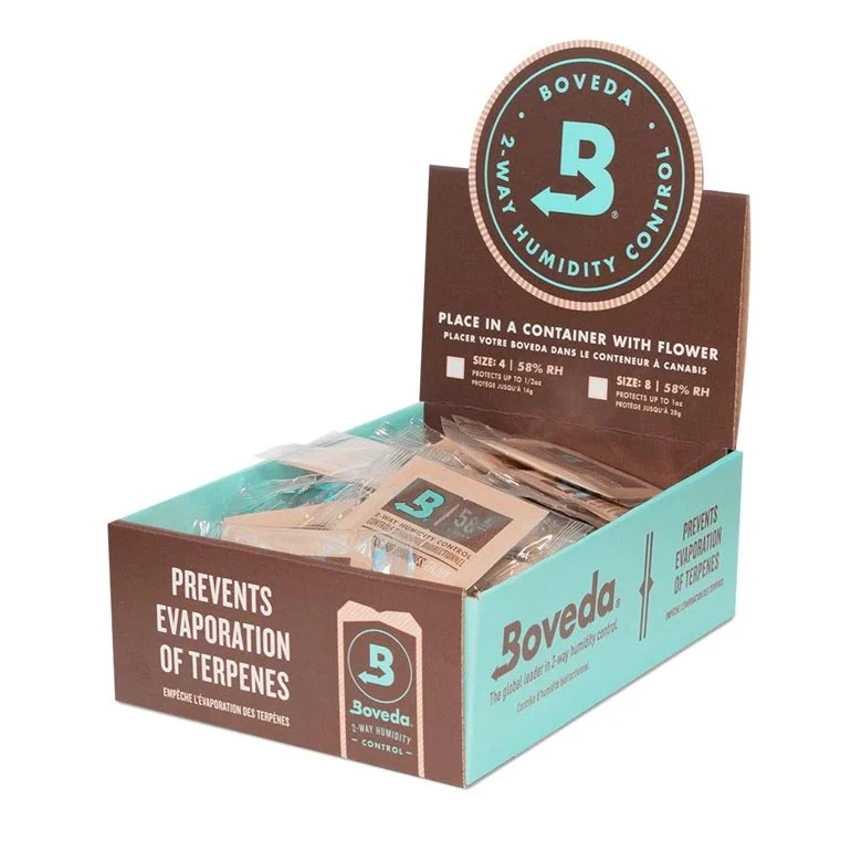 Paquete de 100 Boveda 62% Envueltos Individualmente 8g